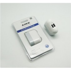 AIKE 爱客 双USB 充电器 苹果 三星 USB充电头