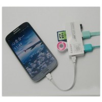 iLexan/领先者 smart combo 一拖三hub 充电器 OTg读卡器 连接器