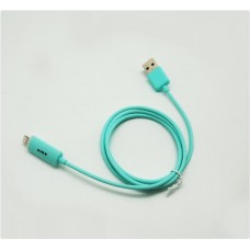 AIKE/爱客 ACA1002带灯数据线 USB Apple8P  iphone 5数据线-100CM