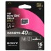SONY/索尼 TF卡16GB 手机内存卡 高速Class10存储卡