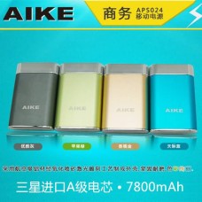 AIKE 爱客 APS024 三星A级电芯 7800mAh 移动电源 苹果 WP 安卓通用